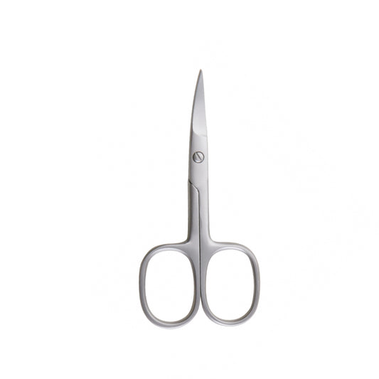 Pro Precision Nail Scissors, Micro-Serrated Curved Blades